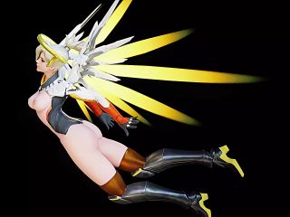 Mercy Floats Angellically With Her Tits and Ass Out