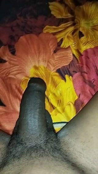 Pumping my penis very hard,pure blackest penis in the world.