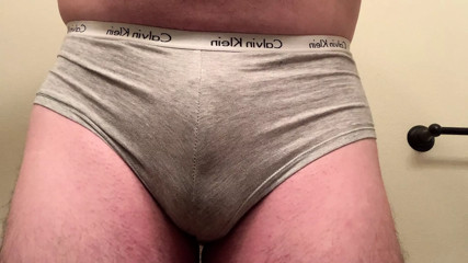 Stroking in daughters cotton panty