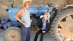 The Ignorant Country Bumpkin and Elena, the Sexy Farm Inspector.