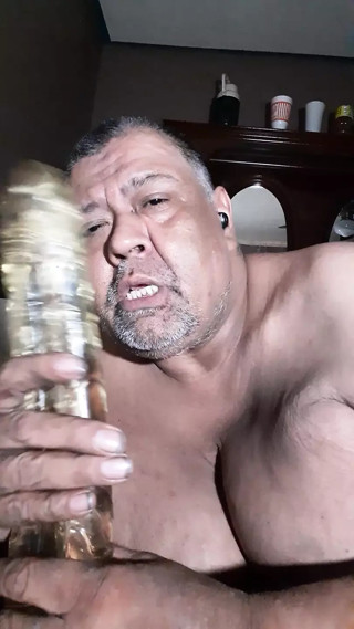 Sissy dildo throatfucked