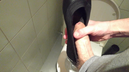 Flat Black Shoes Footjob Shoesjob 29.1.2019