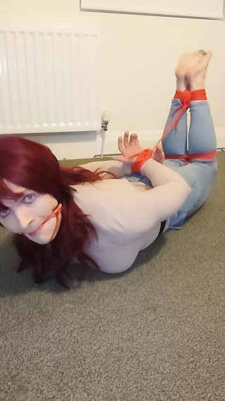 Hogtied and Struggling - Claire Gray thumbnail