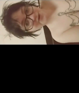 Double Amputee, Hairless, Masturbates with One Hand