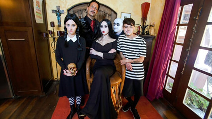 Adams Family parody orgy