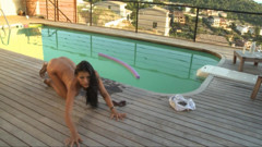 Strip From Yoha Latina To The Pool