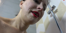Wanilianna Is in Layered Nylons and No Panties at All - She Just Came Back from The City Walk