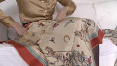 Cum on Stepmother's Silk Scarf, Lady Victoria Valente