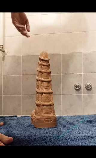 Playing with my xxl dildo
