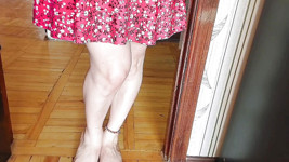 Mini hot dress sissy tgirl crossdresser gay boy slut lady boy white big ass legs fetish crossdresserkitty | Tranny Update | Porn videos