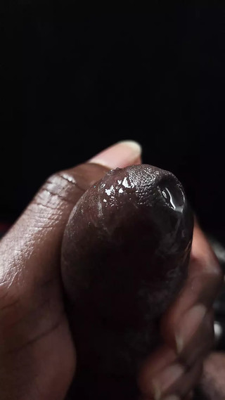 Thick Veiny Black male cock erupts. (Wear Headphones)