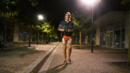 Transgender Travesti Sounding Dildo Lingerie Outdoor 132A