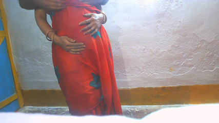 Busty Boobs Red Saree Sister in Law Fuck by Brother in Law