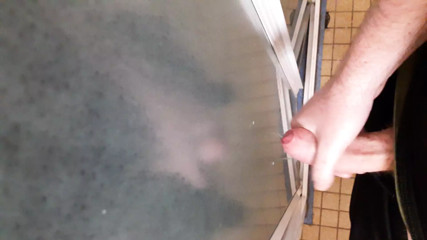 Cum on school shower