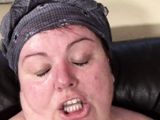 Fat Lady Fucks Herself With A Stick And Gets Fucked By A