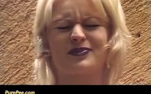 Prostitutes in outdoor pissing