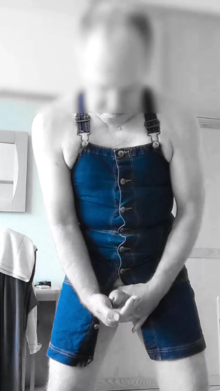 One minute pinafore dungaree dress