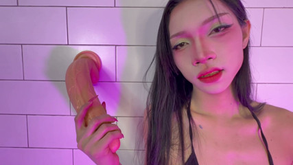 Ladyboy Nisha, Young, Sexy and Hot Streams of Cum.