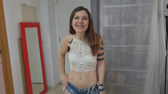 Step-sister Helps You to Win the Biggest Cumshot's Contest!