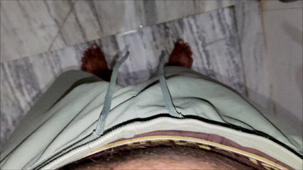 PART-1Bangalore Indian Young Boy Pissing In Toilet During Summer Time