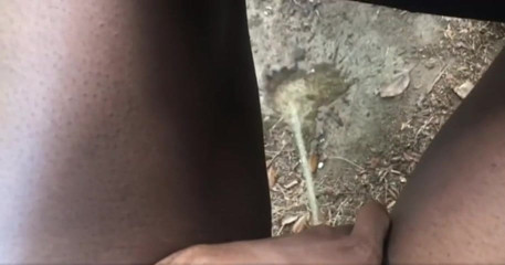 shemale cum in public
