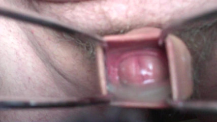 Bathroom cumshot foreskin