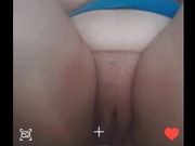 I showed my boyfriend my big pussy on skype
