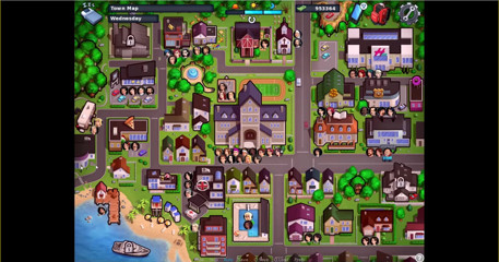 Summertime saga - Johannes fucked Aqua in the water ... Johannes played spin the bottel again with the ladies