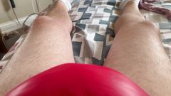 Down pants rub