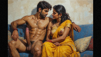 Indian tamil aunty sexy big ass fucked by two men in hotel room