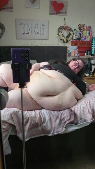 Your SSBBW Belly Goddess on the Bed