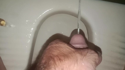 Piss in bath small dick Desi bottom masturbation