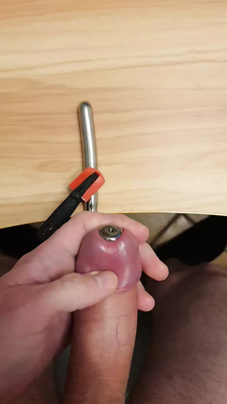 meatotomy cock sounding and fucking big dilatator 13mm very deep