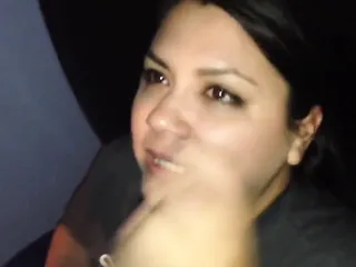 Chubby Latina paying her rent