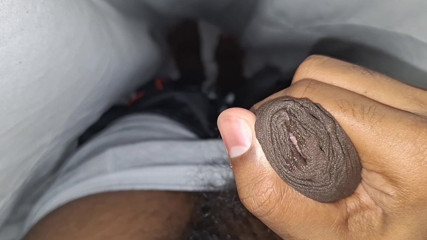 Indian boy hides under sheets to jerk off