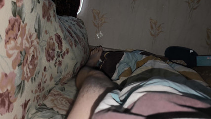 Night Wood - Jerking off Under the Blanket for a Good Night's Sleep
