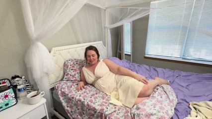 Chubby Stepmom Fucks While Sick - JOI - Kinky Katie