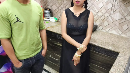 Indian Desi Bhabhi Fucked Hard by Her Devar in Kitchen Hindi