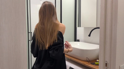 Caught Her in the Shower and Fucked Her in the Throat