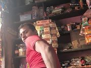 Indian boy fucks himself in a shop