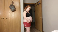 Stepsister lets you cum on her buttcrack