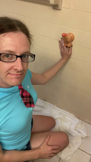I miss strange cock in the Mens room