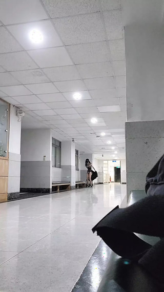 Caught !! Exhibitionist Gina wearing lewd outfit at school during daytime thumbnail