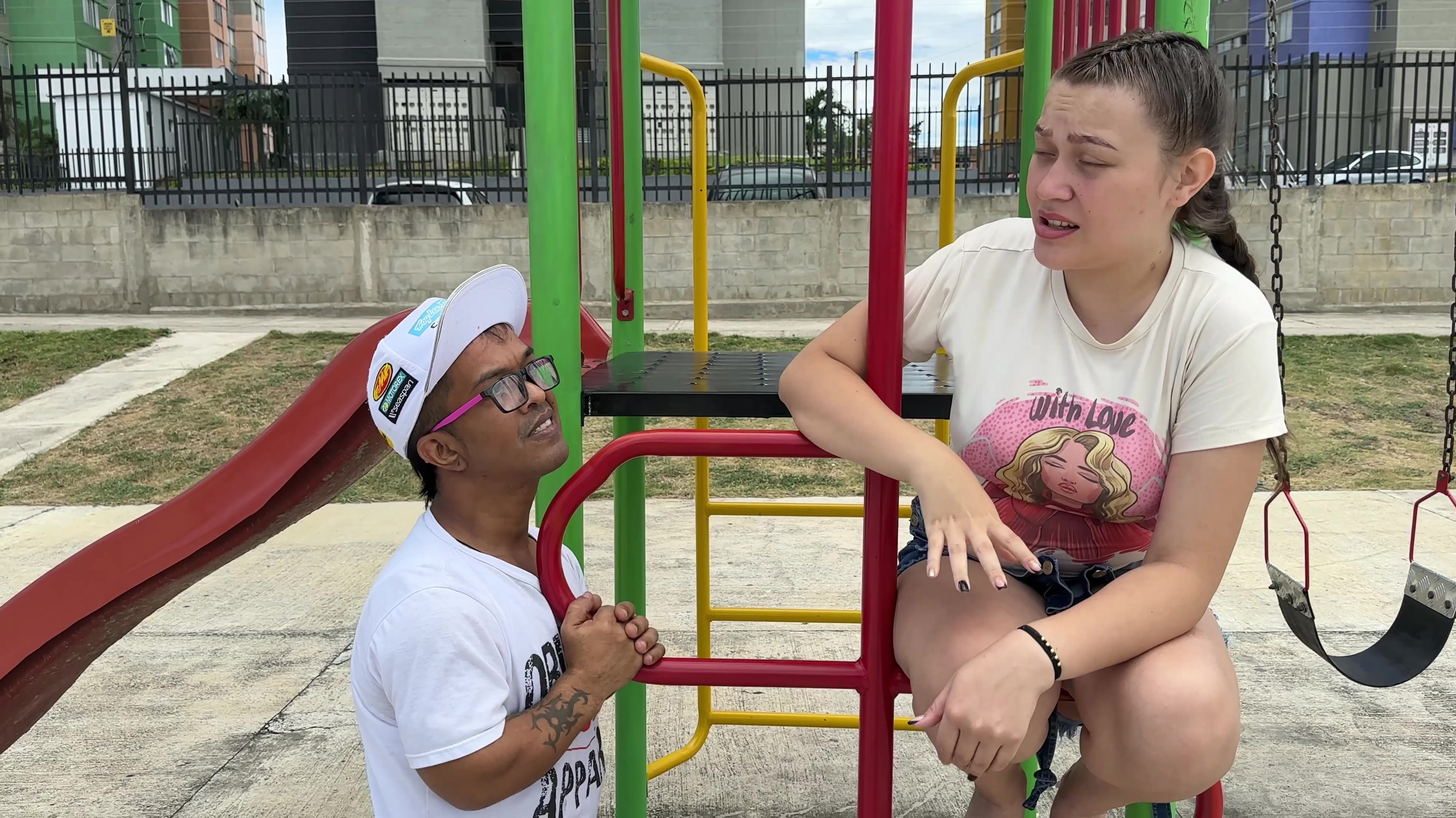 I'm Fucking My Hot Latina Girlfriend at Her Stepparents' House, They Arrive Unexpectedly and I Hide in Her Closet