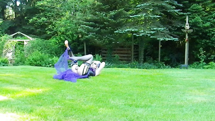 in the garden