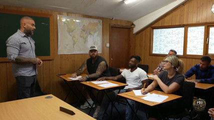 Lecture Hall Daydream: Erin Moore Takes All Seven Cocks at Pornstar University (part 1)