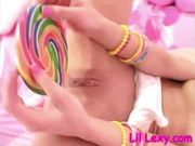 Lil Lexy Masturbate with Lollipop Solo