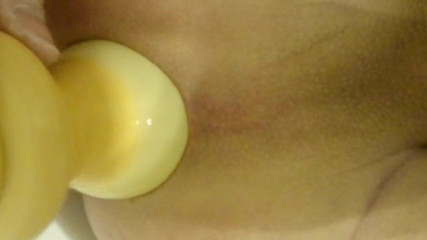 pump dildo in my ass