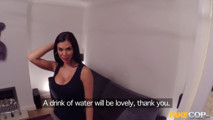 Jump Street: Cam Girl Caught at Night Has Her Big Tits Investigated