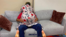 Naughty Hijab Muslim Wife Mouth fucking and Fucked Intense in Missionary Position - Blowjob - Erotica